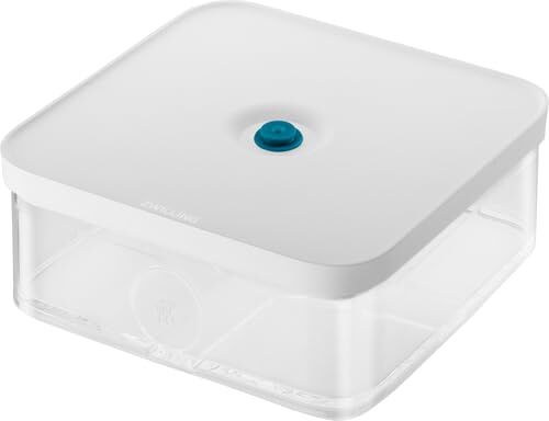Fresh & Save Cube Vakumlu Saklama Kabı, L, 21 Santimetre, Şeffaf Akdeniz Mavisi