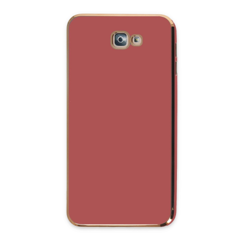 Samsung Galaxy J7 Prime Kılıf Volet Silikon - Kırmızı