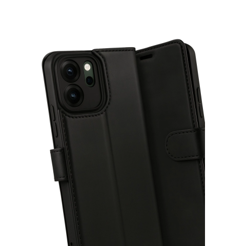 Oppo Reno 14f Trend S Plus Kapaklı Kılıf - Siyah