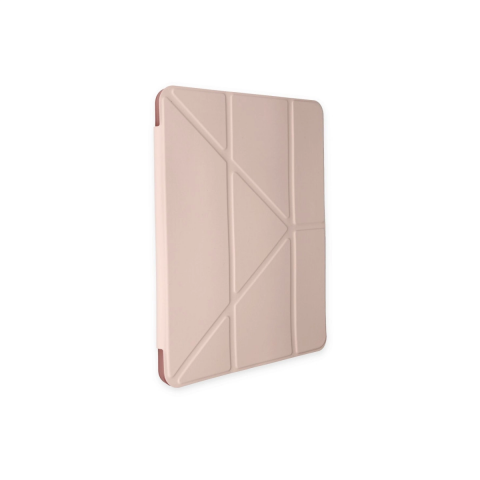 Samsung Galaxy T870 Tab S7 11 Kılıf Kalemlikli Mars Tablet Kılıfı - Rose Gold