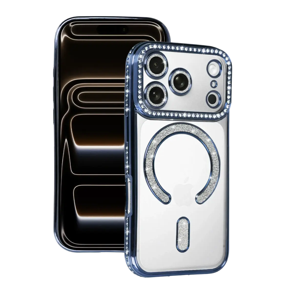 Apple iPhone 18 Pro/17 Pro Joke Simli Magneticsafe Kılıf - Mavi