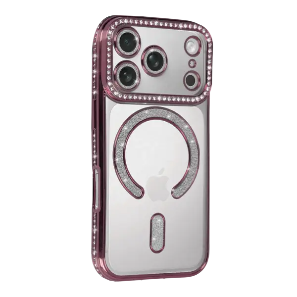 Apple iPhone 18 Pro/17 Pro Joke Simli Magneticsafe Kılıf - Pembe