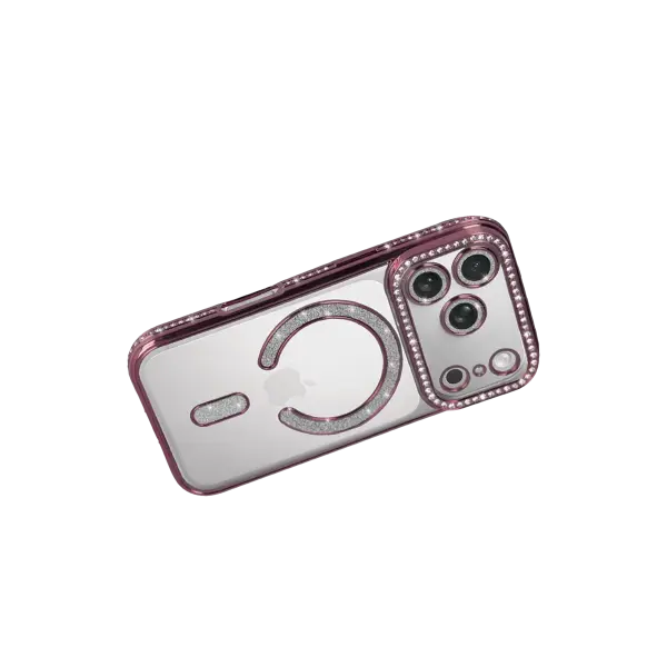 Apple iPhone 18 Pro/17 Pro Joke Simli Magneticsafe Kılıf - Pembe