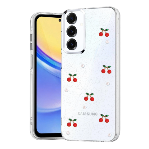 Samsung Galaxy S25 Plus Fiyonk Desenli Kapak - Desen 9