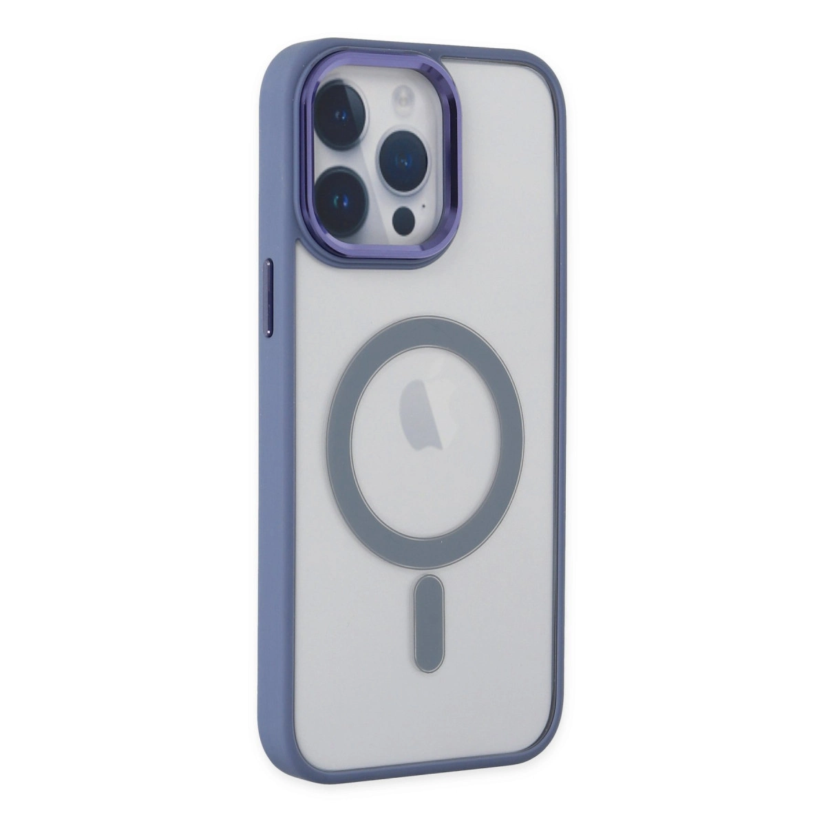 Apple İphone 14 Pro Kılıf Room Magneticsafe Silikon - Sierra Blue