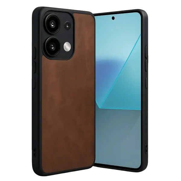 Xiaomi Redmi Note 13 Pro 4G Kılıf Aras Deri Kapak - Taba