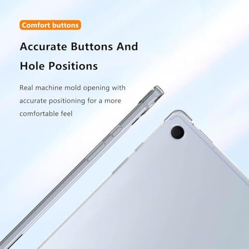 Galaxy Tab A11 8.7inç X130 uyumlu darbelere dayanıklı şeffaf kapak X133 X135 135F
