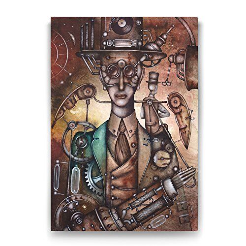 Mekanik Adam Tablosu - 40x60 cm