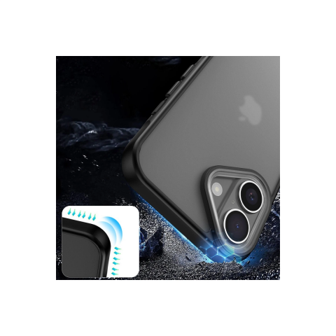 Apple İphone 16 Kılıf Elegant Kapak - Siyah