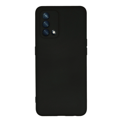 Oppo A74 4g Kılıf Nano İçi Kadife Silikon - Siyah