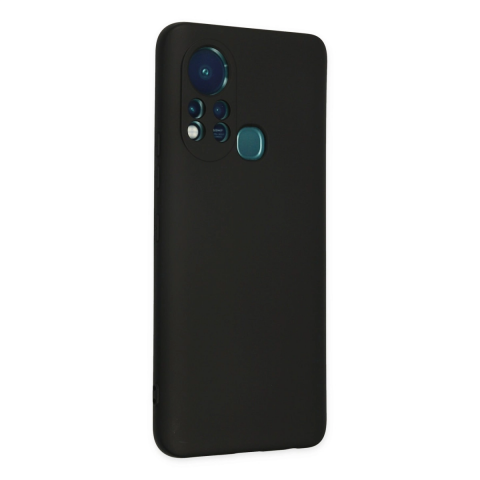 İnfinix Hot 11s Kılıf Nano İçi Kadife Silikon - Siyah