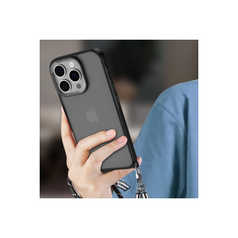 Apple İphone 16 Pro Kılıf Elegant Kapak - Pudra