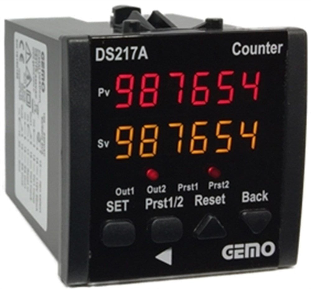 Gemo DS217A-24V Sayıcı 6 Haneli (72x72)