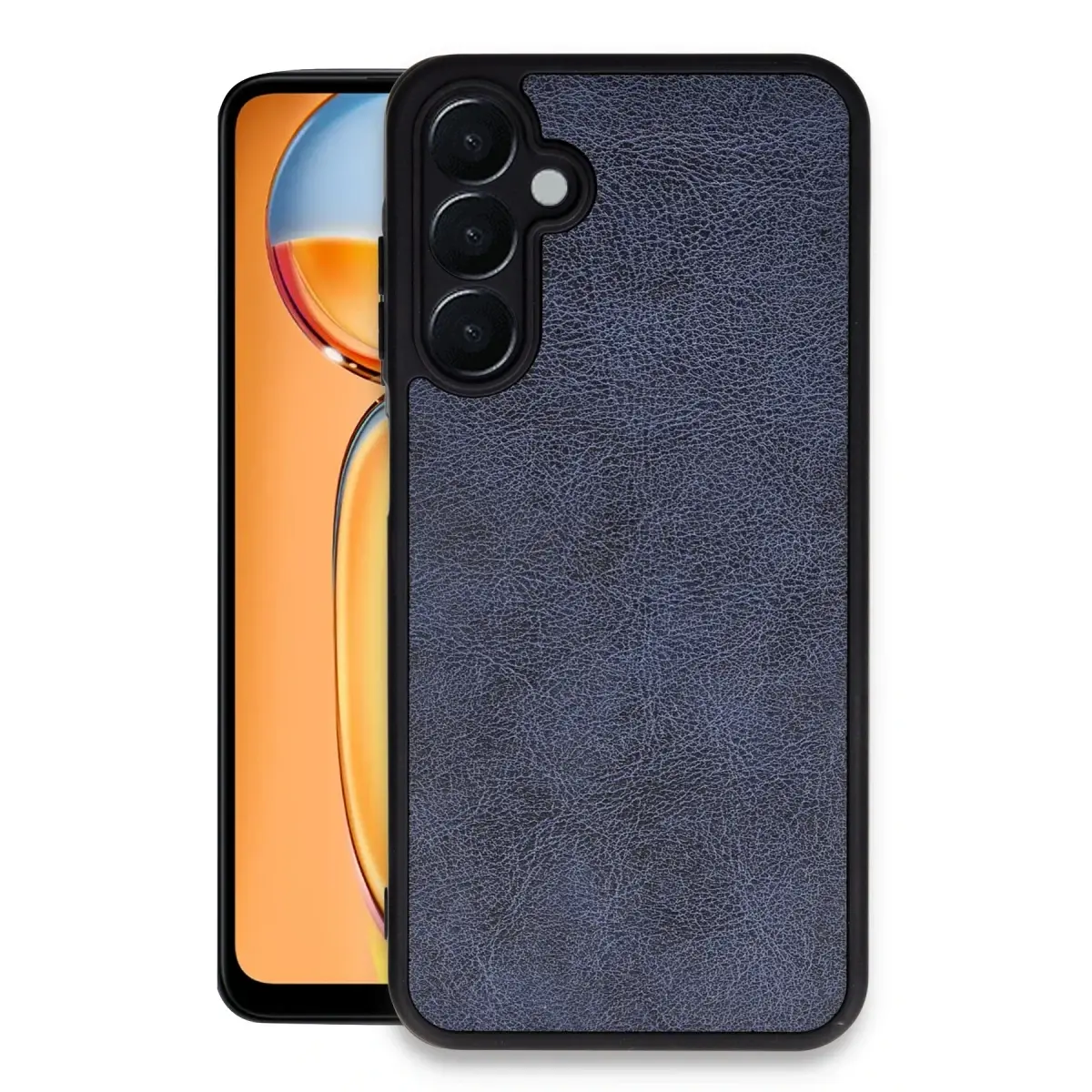 Samsung Galaxy M15 Kılıf Aras Deri Kapak - Lacivert