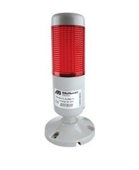 Mutlusan T5 Serisi 1 Kat Işıklı Kolon Sabit Buzzer 220Vac 129 087 000288