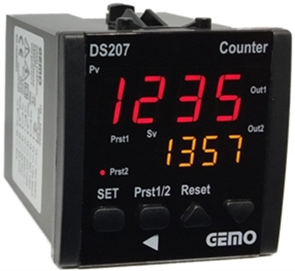 Gemo DS207-230VAC Sayıcı 4 Haneli (72x72)