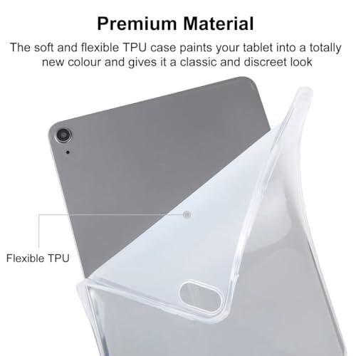 Lenovo için Tab M11; Tab K11 11inç 2024 için Kılıf, Tablet Hibrit Silikon Case Kapak TB330FU TB330XU TB331FC Renksiz