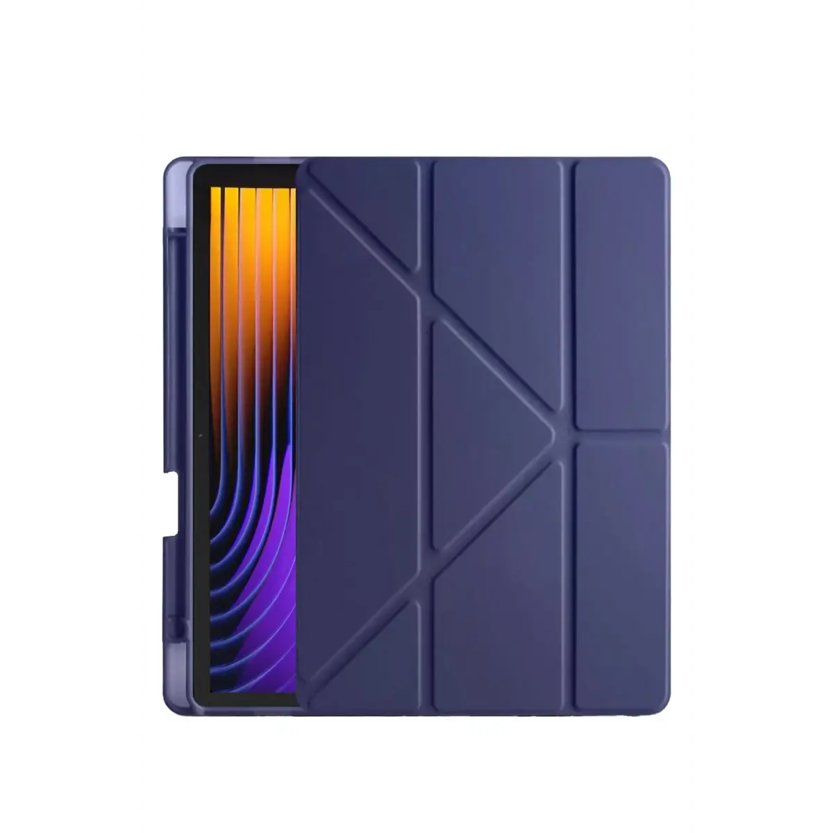 Xiaomi Pad 7 Pro Kılıf Kalemlikli Mars Tablet Kılıfı - Lacivert