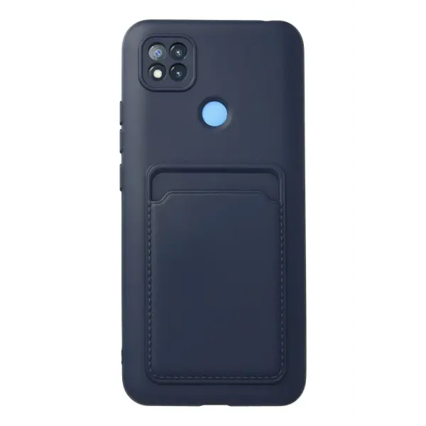 Xiaomi Redmi 9C Kılıf Kelvin Kartvizitli Silikon - Lacivert