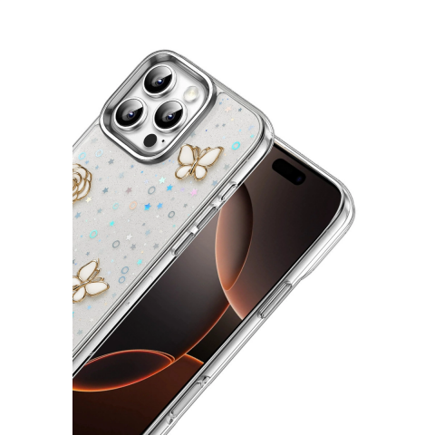 Samsung Galaxy S24 Ultra Fiyonk Desenli Kapak - Desen 3
