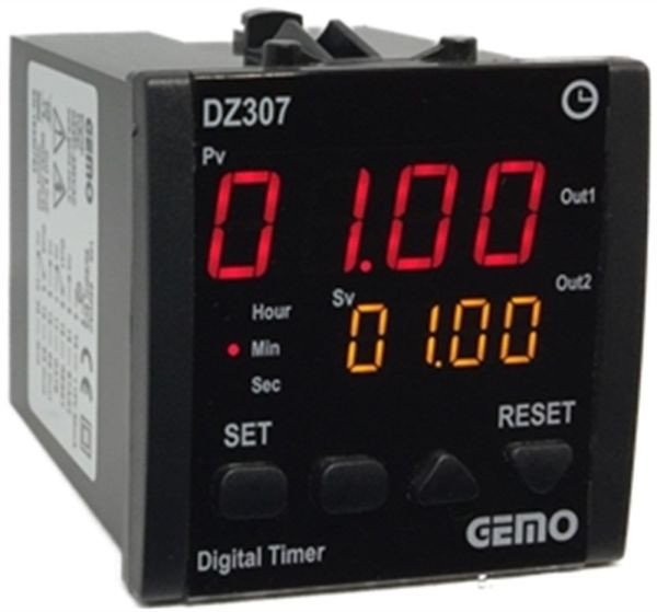 Gemo DZ307-24V Zaman Rölesi (72x72)