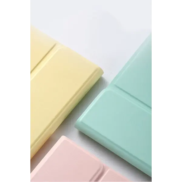 Samsung Galaxy T220 Tab A7 Lite Kılıf KC01 Smart Klavyeli Tablet Kılıfı - Siyah