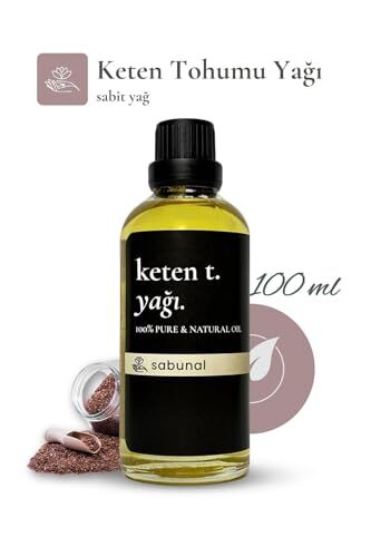 Keten Tohumu Yağı 100 ml - Cilt Nemlendirici ve Sebum Dengeleyici