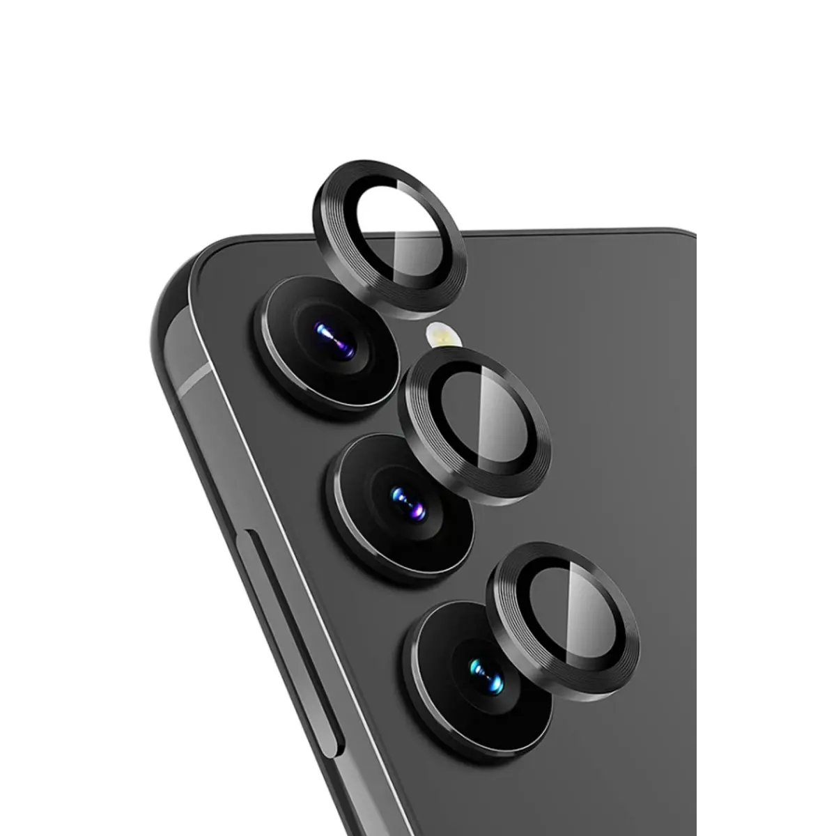 Samsung Galaxy A25 5G Valdez Metal Kamera Lens - Siyah