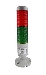 Mutlusan T5 Serisi 2 Kat Işıklı Kolon Flaşörlü Buzzer 220Vac 129 087 000306