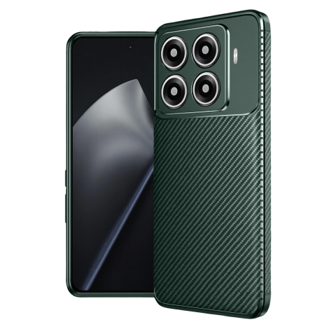 Xiaomi Mi 15t Pro Auto Focus Karbon Kapak - Koyu Yeşil