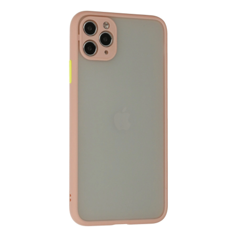Apple İphone 12 Pro Max Kılıf Montreal Silikon Kapak - Pembe