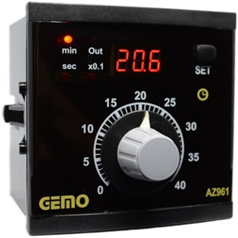 Gemo AZ961-230VAC Zaman Rölesi (96x96)