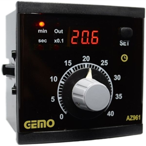 Gemo AZ961-230VAC Zaman Rölesi (96x96)