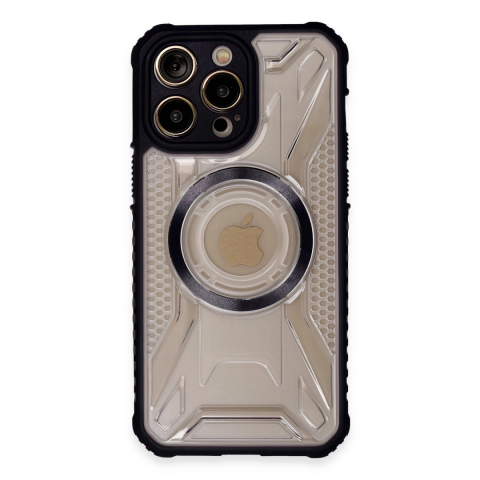 Apple İphone 14 Pro Kılıf Prag Magneticsafe Kapak - Siyah