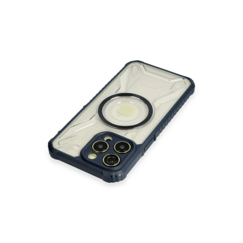 Apple İphone 14 Pro Kılıf Prag Magneticsafe Kapak - Lacivert