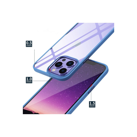 Apple İphone 14 Pro Max Kılıf Power Silikon - Mavi