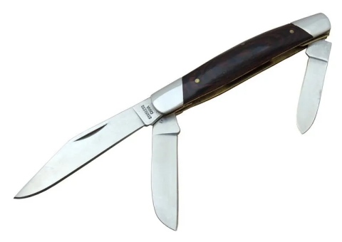 K-15 Falkon Üç Ağızlı / Üçlü Çakı 18 Cm - Ahşap Saplı, Manuel
