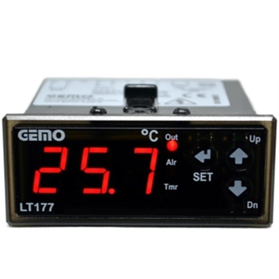 Gemo LT177-230VAC-R + GM-NTC-105C Sıcaklık Kontrol (35x77)