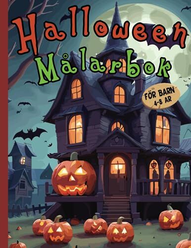 Halloween Målarbok för Barn 4-8 år: Cadılar Bayramı Boyama Kitabı