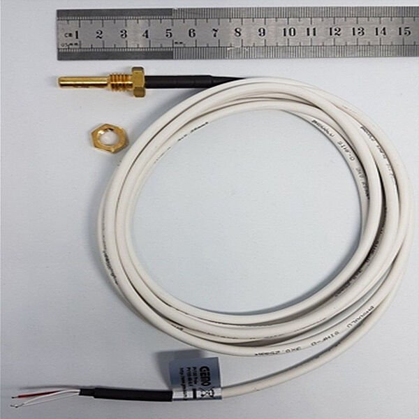 Gemo PT100-6S-SLK PT100 Sıcaklık -50°C..+200°C 3 Metre 6 mm