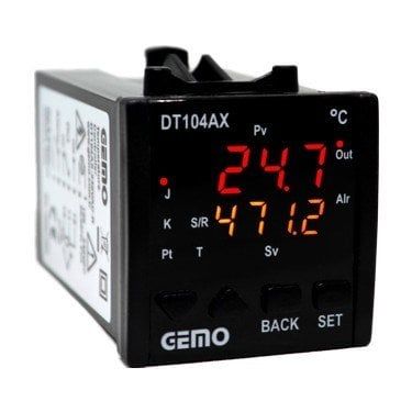 Gemo DT104AX-230VAC-S-S Sıcaklık Kontrol Cihazı (48x48)
