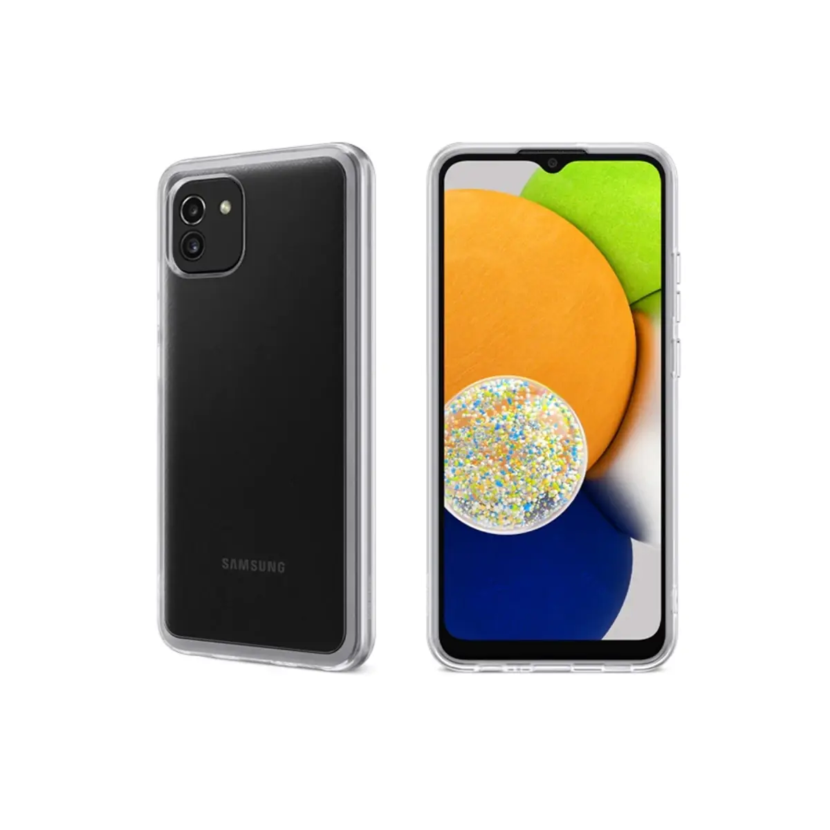 Samsung Galaxy A03 Kılıf Lüx Şeffaf Silikon