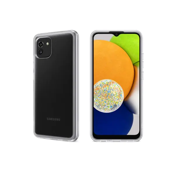 Samsung Galaxy A03 Kılıf Lüx Şeffaf Silikon