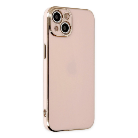 Apple İphone 14 Kılıf Volet Silikon - Pembe