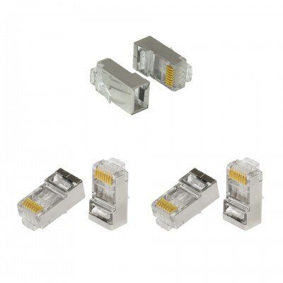 Fnw4522N Rj45 ftp Cat6 metal konnektör, 100'lü paket