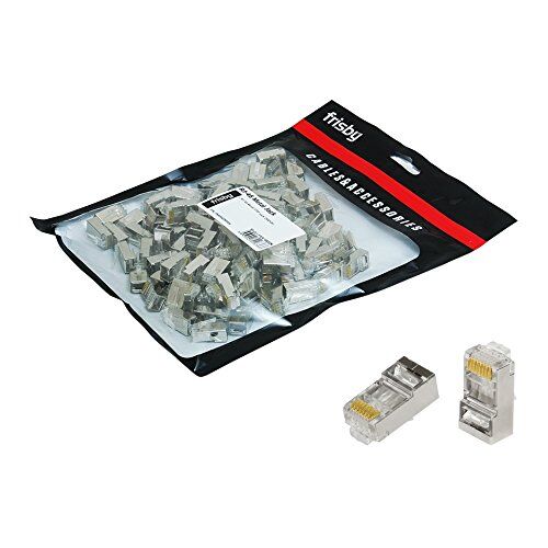 Fnw4522N Rj45 ftp Cat6 metal konnektör, 100'lü paket