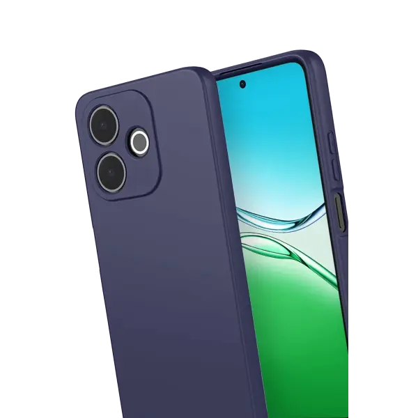 Oppo A5 Pro 4G First Silikon - Lacivert