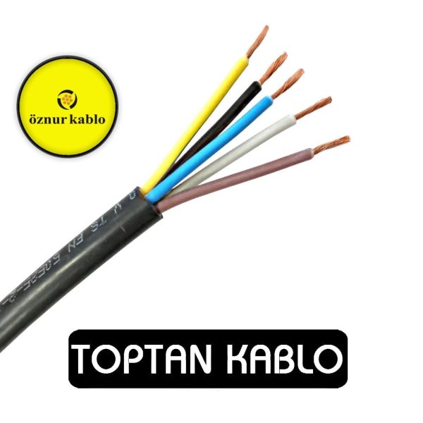 Öznur Kablo 5x25 mm TTR H05VV-F NYMHY 300/500 V 1 Metre