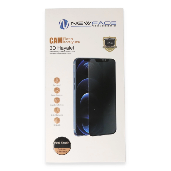 Samsung Galaxy A21s 3d Antistatik Hayalet Cam Ekran Koruyucu