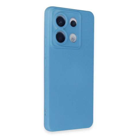 Xiaomi Redmi Note 13 Pro 5g Kılıf Nano İçi Kadife Silikon - Mavi